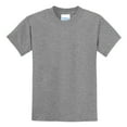 thumbnail image 1 of Youth Core Cotton/Polyester Blend Tee Athletic Heather X-Small, 1 of 2