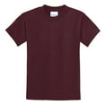 thumbnail image 1 of Youth Core Cotton/Polyester Blend Tee Athletic Maroon Large, 1 of 2