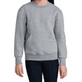 thumbnail image 1 of Youth Core Fleece Crewneck Sweatshirt Cotton-Poly Pocket PC78YPKT, 1 of 1