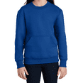 thumbnail image 1 of Youth Core Fleece Crewneck Sweatshirt Cotton-Poly Pocket PC78YPKT, 1 of 1
