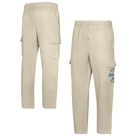 Youth Cream Michigan Wolverines All Around The World Fleece Sweatpants