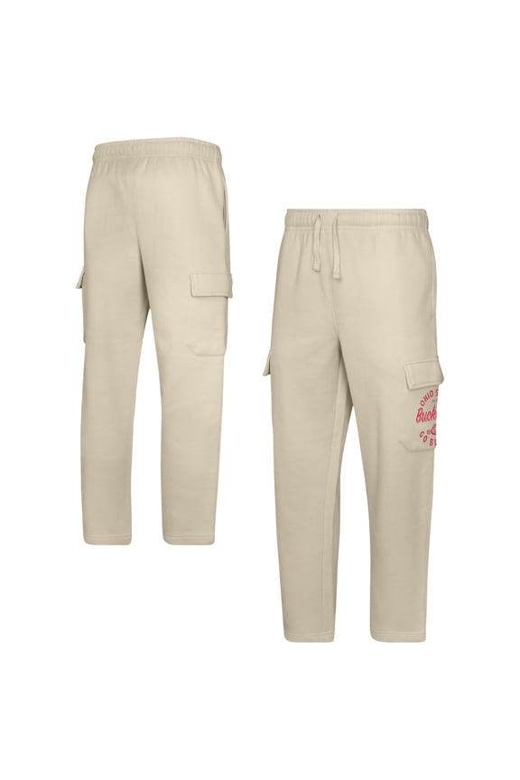 Youth Cream Ohio State Buckeyes All Around The World Fleece Sweatpants