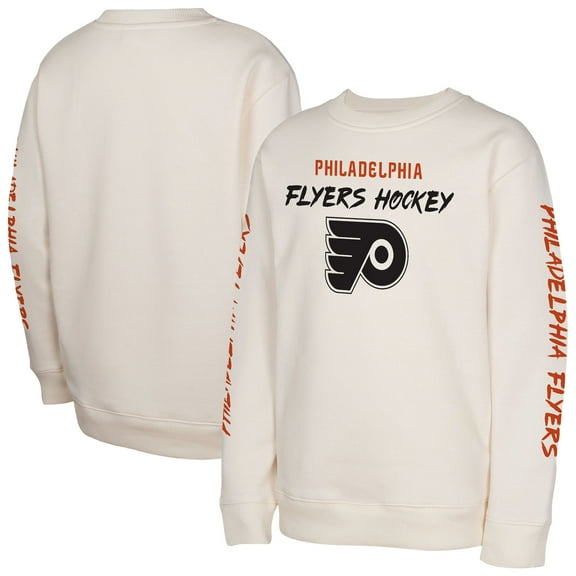 Youth Cream Philadelphia Flyers Star Power Pullover Sweatshirt