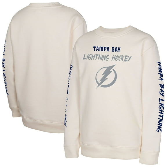 Youth Cream Tampa Bay Lightning Star Power Pullover Sweatshirt