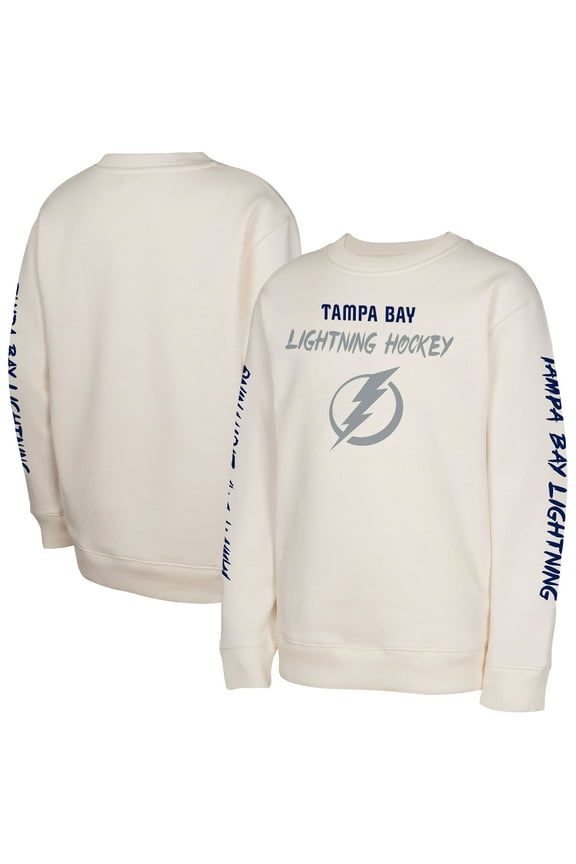 Youth Cream Tampa Bay Lightning Star Power Pullover Sweatshirt