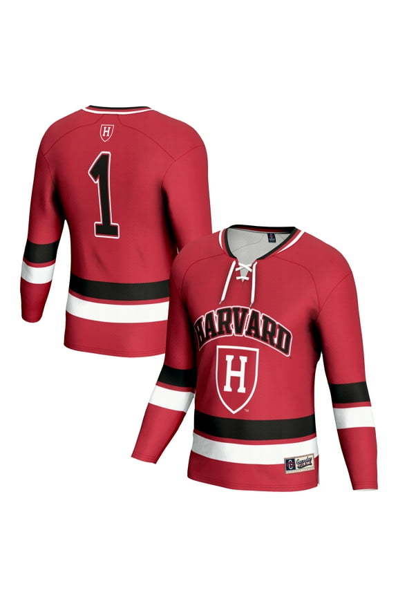 Youth  Crimson Harvard Crimson Lightweight Women's Hockey Team Fashion Jersey