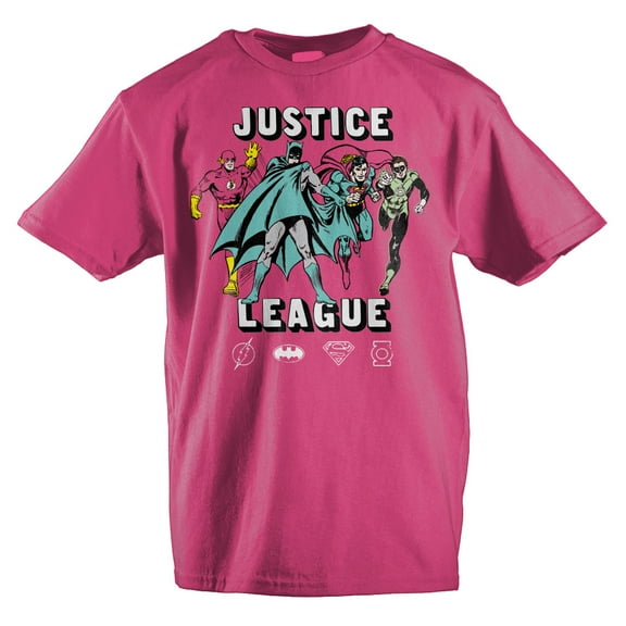 Youth DC Comics Justice League Short-Sleeve Tee- X-Small