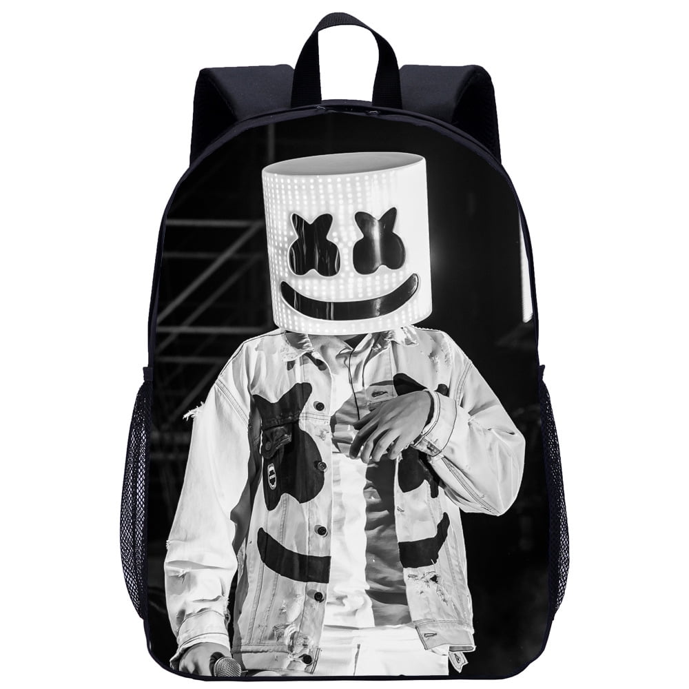 Double Layer Creative Anime Backpack Unisex Canvas 3D Printing Laptop Daypack For School Travel