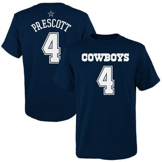 NFL Dallas Cowboys Atmosphere (Dak Prescott) Men's Fashion Football Jersey.