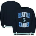 thumbnail image 1 of Youth Deep Sea Blue Seattle Kraken Classic Blueliner Pullover Sweatshirt, 1 of 3