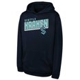 thumbnail image 1 of Youth  Deep Sea Blue Seattle Kraken Cyber Punk Performance Hoodie, 1 of 1