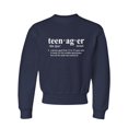thumbnail image 1 of Youth Definition Of Teenager Funny Teen Crewneck Sweatshirt, 1 of 1