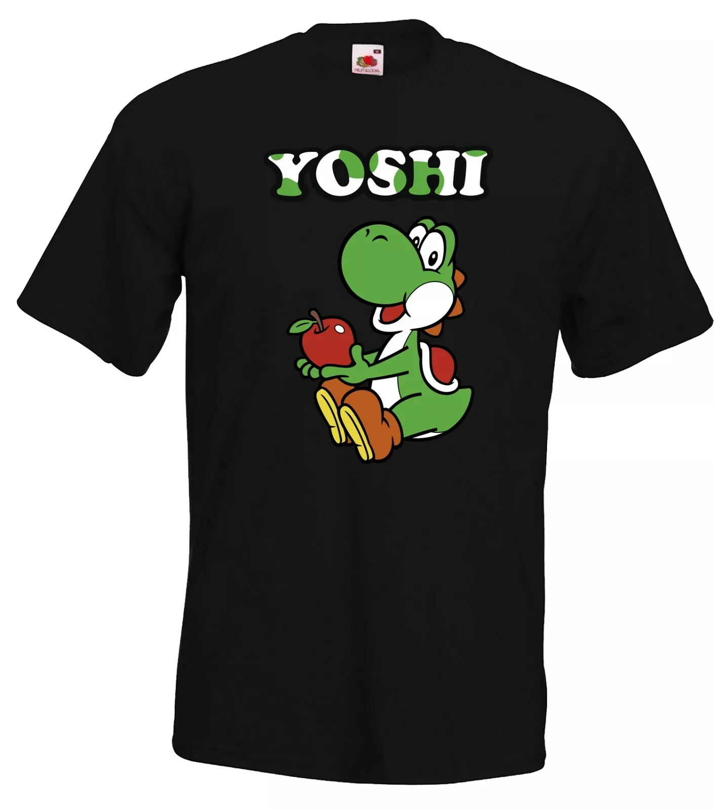 T-Shirt Uomo Youth Designz Yoshi Logo Divertente Mario Luigi 100% Cotone