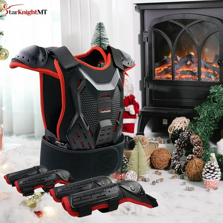 Youth Dirt Bike Riding Gear Kids Chest Protector Elbow Knee Pads
