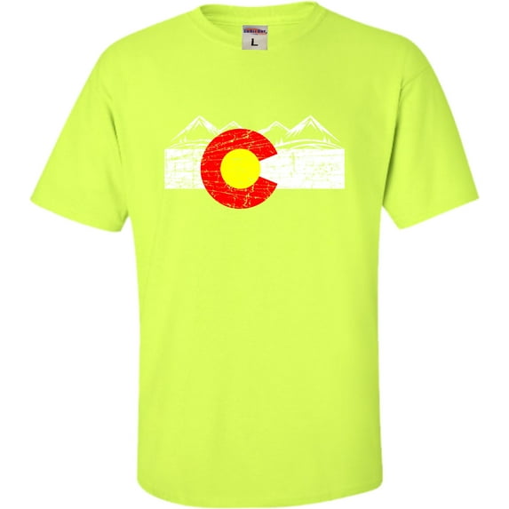 Youth Distressed Colorado Flag Rocky Mountains T-Shirt