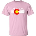 thumbnail image 1 of Youth Distressed Colorado Flag Rocky Mountains T-Shirt, 1 of 1