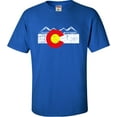 thumbnail image 1 of Youth Distressed Colorado Flag Rocky Mountains T-Shirt, 1 of 1