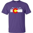 thumbnail image 1 of Youth Distressed Colorado Flag Rocky Mountains T-Shirt, 1 of 1
