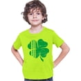 thumbnail image 1 of Youth Distressed Shamrock St. Patrick's Day Irish Pride T-Shirt, 1 of 1