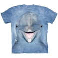 thumbnail image 1 of Youth: Dolphin Face Apparel Kids T-Shirt - Blue, 1 of 2