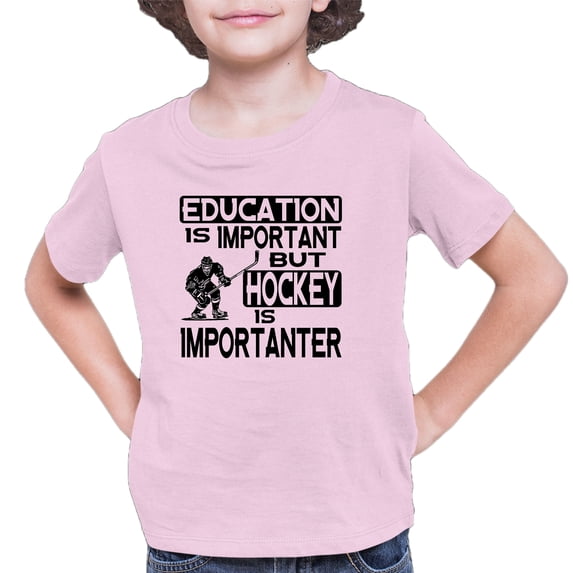 Youth Education Is Important But Hockey Is Importanter T-Shirt