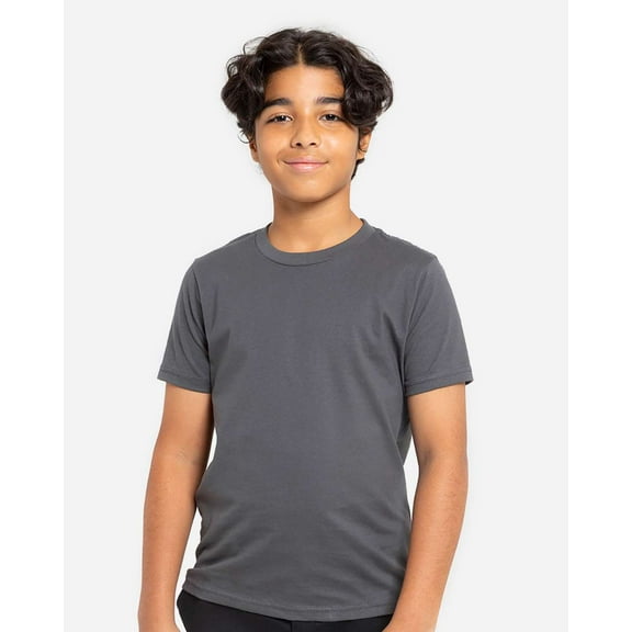 Threadfast Apparel T1000B Youth Epic Cotton T-Shirt-Charcoal-XL