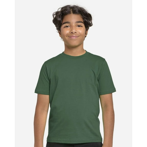 Threadfast Apparel T1000B Youth Epic Cotton T-Shirt-Forest Green-M