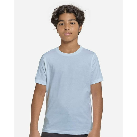 Threadfast Apparel T1000B Youth Epic Cotton T-Shirt-Light Blue-XL