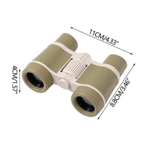 YouthGear Compact Outdoor Binoculars - 4x30 Magnification YouthTool with Protective EyecupsBeginner Observation