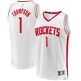 thumbnail image 1 of Youth Fanatics Amen Thompson White Houston Rockets Fast Break Replica Player Jersey - Association Edition, 1 of 3