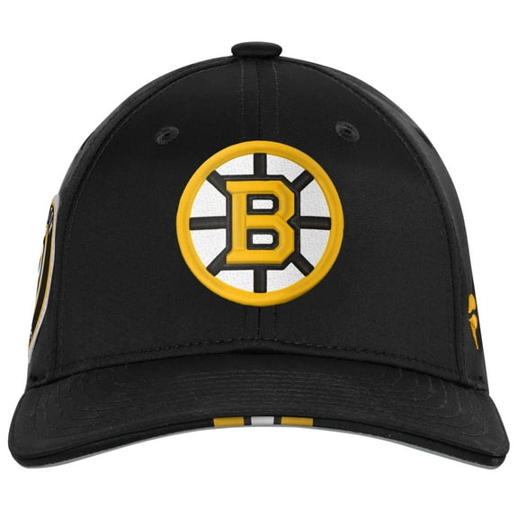 Youth Fanatics Black Boston Bruins 2025 NHL Draft Authentic Pro On-Stage Podium Adjustable Hat