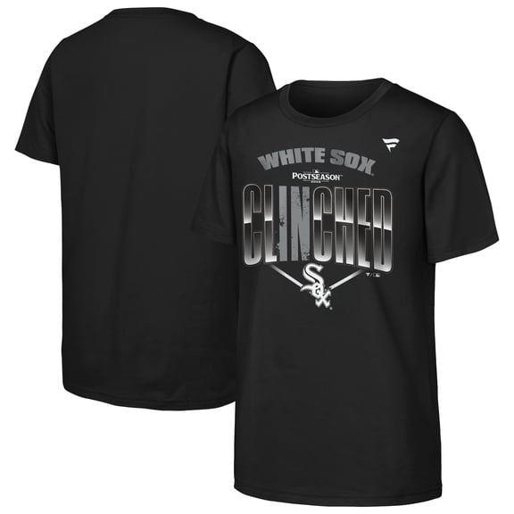 Youth Fanatics Black Chicago White Sox 2026 MLB Postseason Locker Room T-Shirt