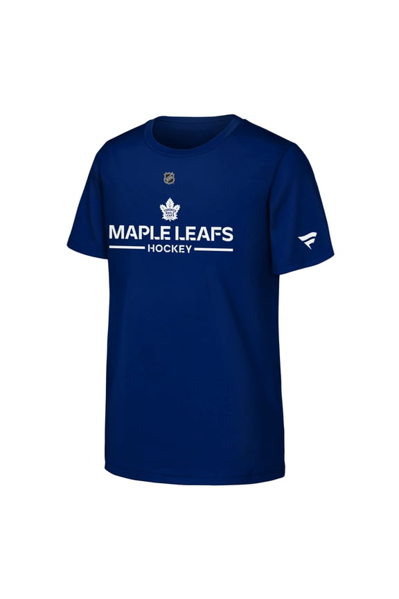 Youth Fanatics Blue Toronto Maple Leafs Authentic Pro Wordmark T-Shirt