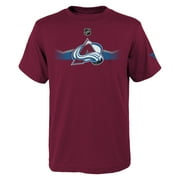 Youth Fanatics Branded Burgundy Colorado Avalanche Authentic Pro Logo T-Shirt