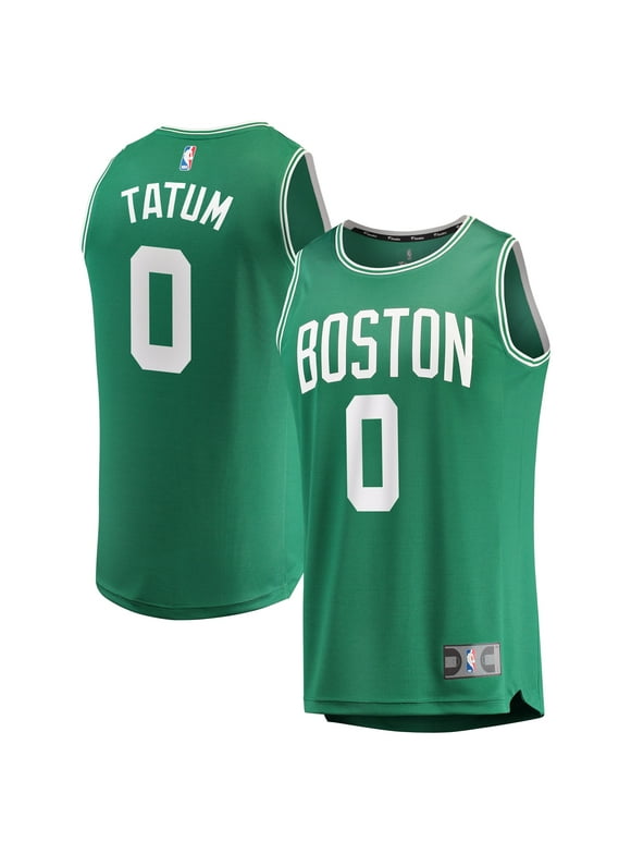 Youth Fanatics Branded Jayson Tatum Kelly Green Boston Celtics Fast Break Player Jersey - Icon Edition