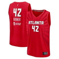 Unisex Fanatics Brittney Griner Red Atlanta Dream Explorer Edition Fast Break Replica Jersey