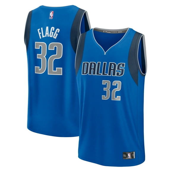 Men's Fanatics Cooper Flagg Blue Dallas Mavericks 2025 NBA Draft First Round Pick Fast Break Replica Jersey - Icon