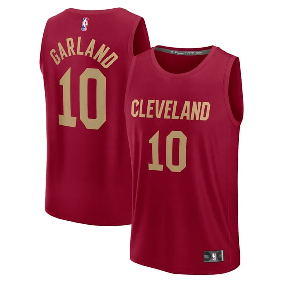 Men's Fanatics Darius Garland Wine Cleveland Cavaliers Fast Break Player Jersey - Icon Edition