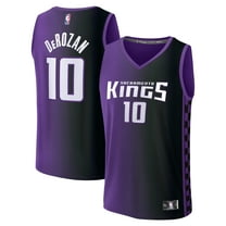 Youth Fanatics DeMar DeRozan Purple Sacramento Kings Fast Break Replica Player Jersey - Statement Edition