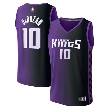 Youth Fanatics DeMar DeRozan Purple Sacramento Kings Fast Break Replica Player Jersey - Statement Edition