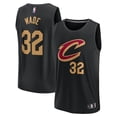thumbnail image 1 of Youth Fanatics Dean Wade Black Cleveland Cavaliers Fast Break Replica Player Jersey - Statement Edition, 1 of 3