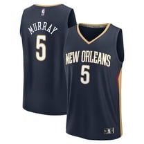 Youth Fanatics Dejounte Murray Navy New Orleans Pelicans Fast Break Replica Player Jersey - Icon Edition