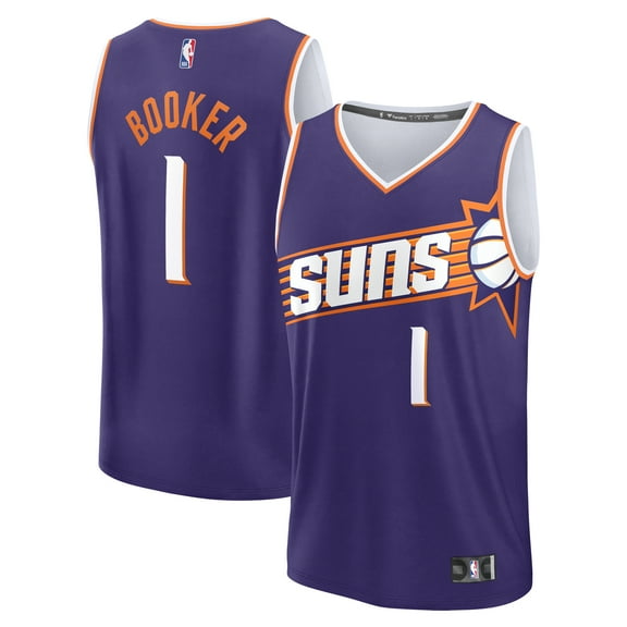 Youth Fanatics Devin Booker Purple Phoenix Suns Fast Break Replica Player Jersey - Icon Edition