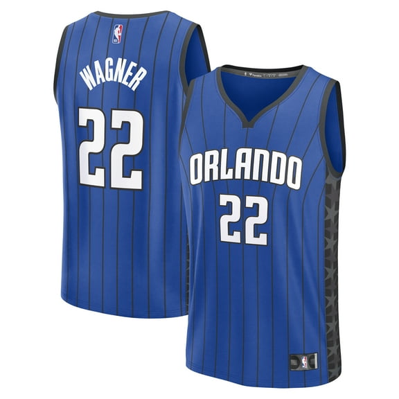 Youth Fanatics Franz Wagner Blue Orlando Magic Fast Break Replica Player Jersey - Statement Edition