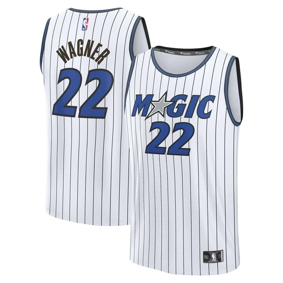 Youth Fanatics Franz Wagner White Orlando Magic Fast Break Replica Player Jersey - Association Edition