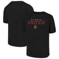 thumbnail image 1 of Youth Fanatics  Heather Black Atlanta United FC Go Far Raglan T-Shirt, 1 of 3