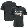 thumbnail image 1 of Youth Fanatics Heathered Charcoal Los Angeles Rams 2021 NFC Champions Locker Room Trophy Collection T-Shirt, 1 of 3