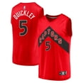 thumbnail image 1 of Youth Fanatics Immanuel Quickley Red Toronto Raptors Fast Break Player Jersey - Icon Edition, 1 of 3