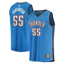 Men's Fanatics Isaiah Hartenstein Blue Oklahoma City Thunder Fast Break Replica Player Jersey - Icon Edition