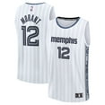 thumbnail image 1 of Youth Fanatics Ja Morant White Memphis Grizzlies 2025/26 City Edition Fast Break Jersey, 1 of 3